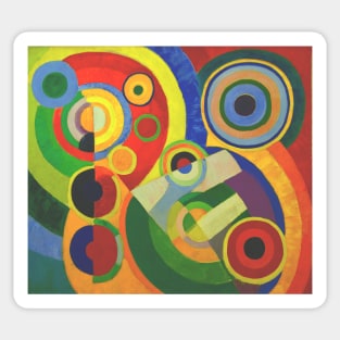 Robert Delaunay rythme joie de vivre Sticker